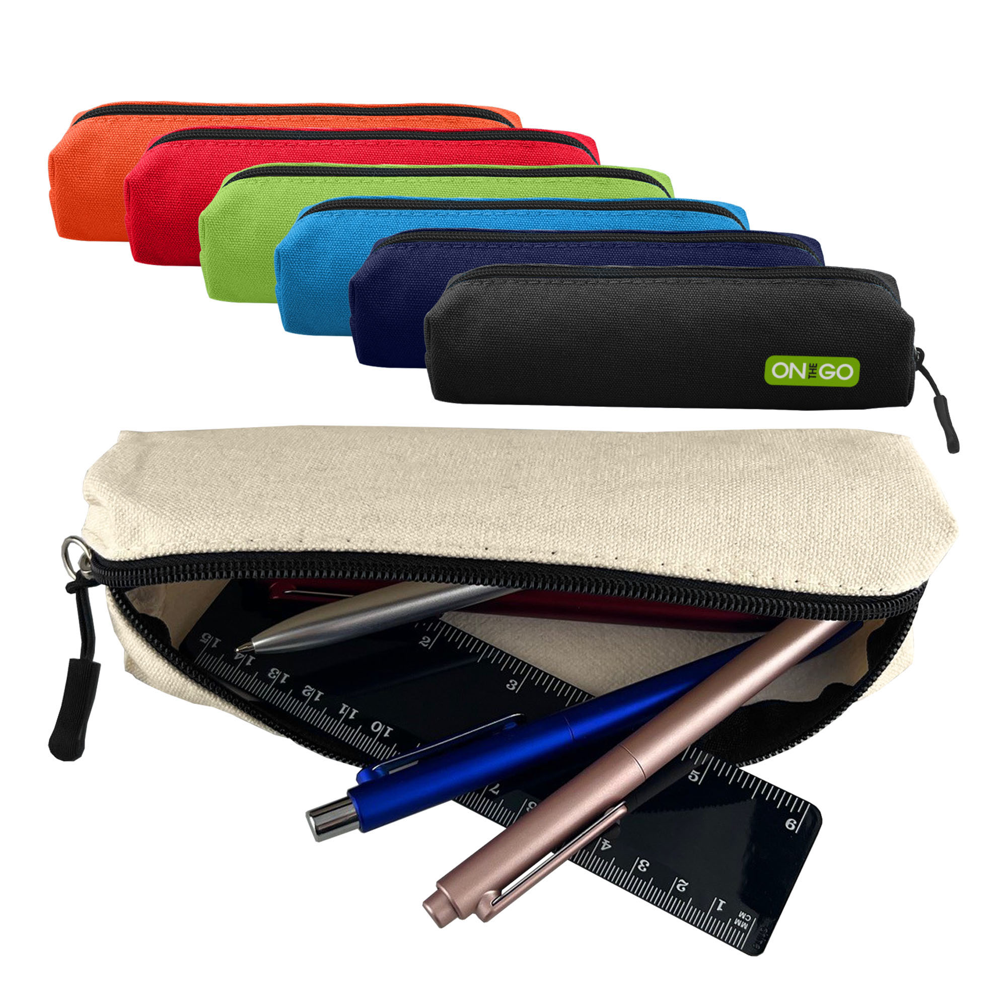 Canvas Tube Pencil Case - Image 3