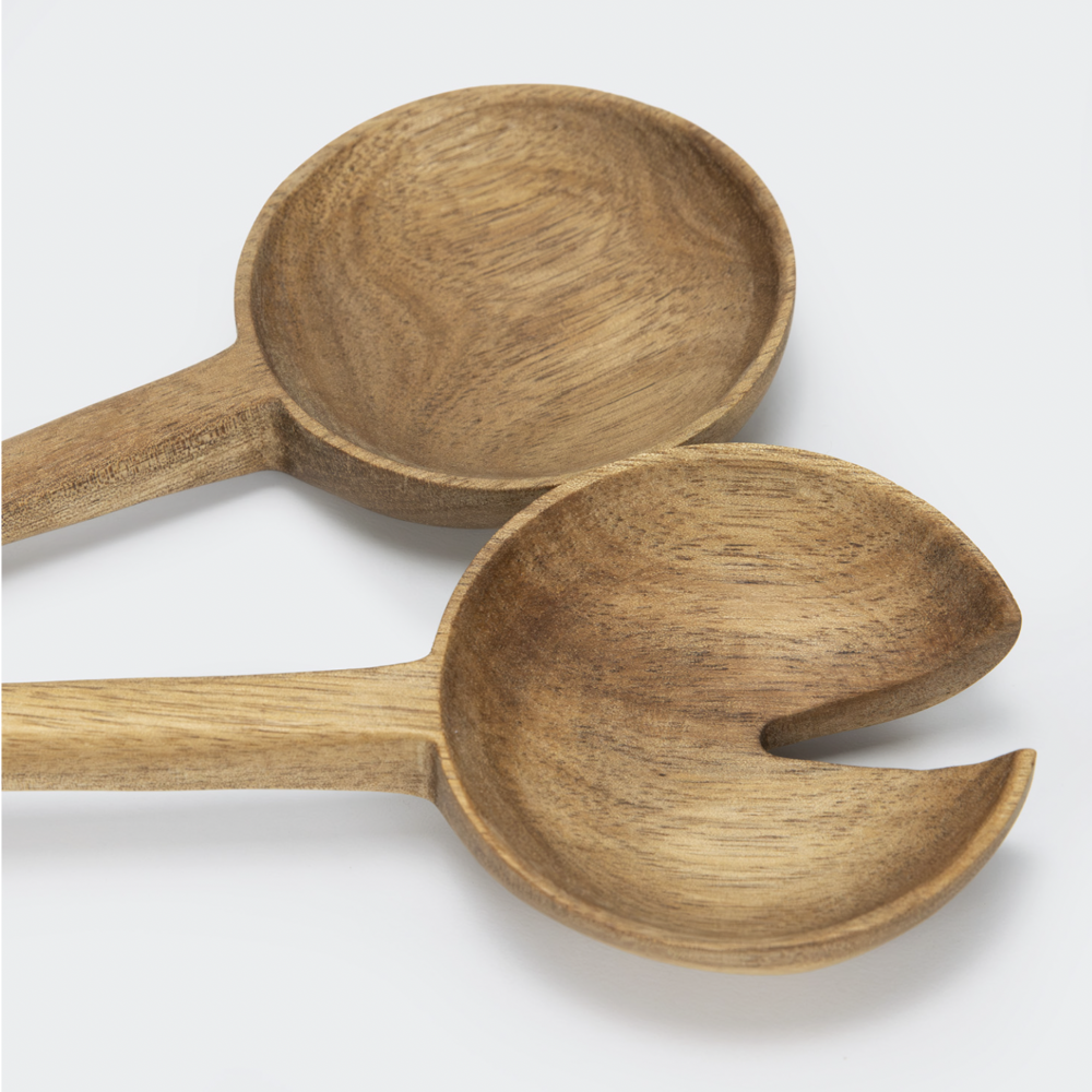 Luca Salad Servers (100% Acacia wood) - Image 3